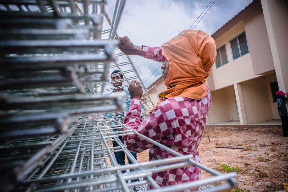 Cambodian migrant worker